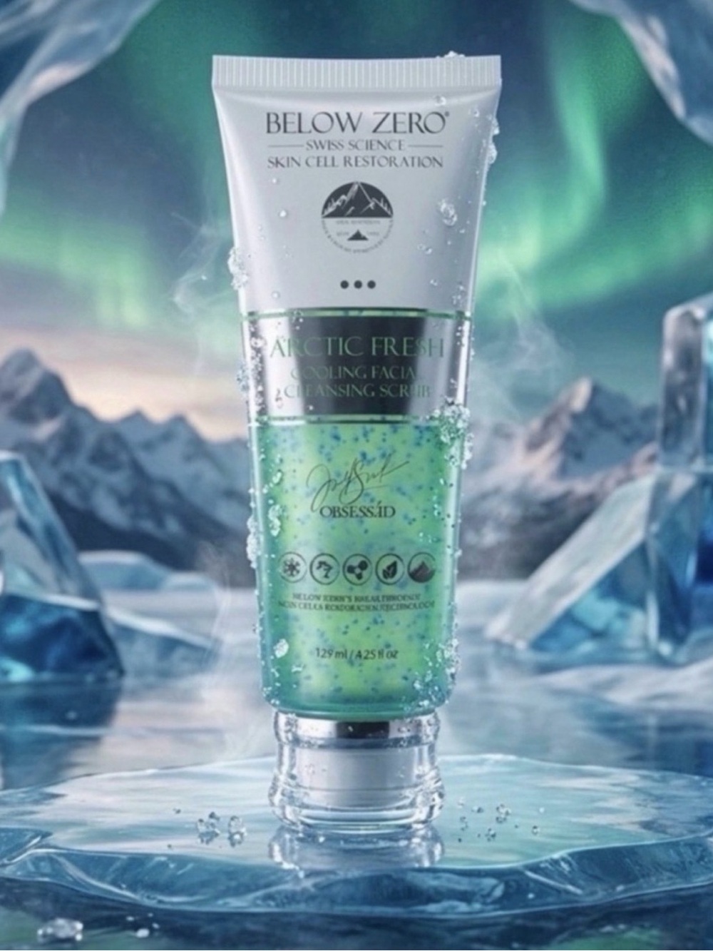 Below Zero Artic Fresh - Cool Facial Cleansing Scrub